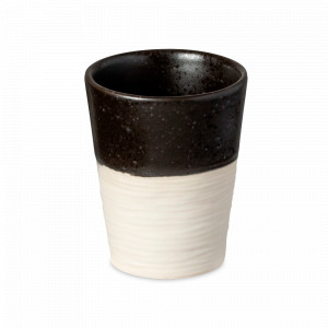 Стакан LATTITUDE BLACK, 270 мл, керамика, белый, черный, серия Notos, COSTA NOVA, Португалия, Notos COSTA NOVA