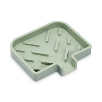 Мыльница Dry Flex, 12.5 х 11 см, силикон, мятный, SMART SOLUTIONS, Россия