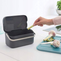 Контейнер для пищевых отходов, 1,8 л, пластик, серый, серия Sink Side, BRABANTIA, Бельгия_00801470058290839746.jpg