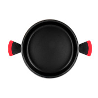 Сотейник , 24 см, сталь, стеклоэмаль, черный, серия Kilauea, VITRINOR, Испания_00811340058401348053.jpg