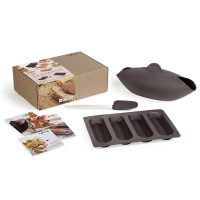 Набор для приготовления хлеба, 3 предмета, силикон, коричневый, серия Bread Maker, LEKUE, Испания_00817020063262706151.jpg