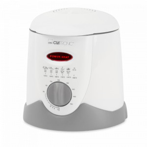 Фритюрница - фондю, 1 л, 19 х 19 х 24 см, пластик, нержавеющая сталь, белый, CLATRONIC, Германия, CLATRONIC (Германия)