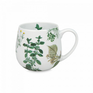 Кружка «Мой любимый чай с травами», 420 мл, фарфор, белый, декор, KOENITZ, Германия, Большие кружки