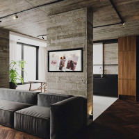 Рамка для 3-х фотографий с подсветкой, 22 х 38 см, МДФ, дерево, белый, черный, серия Everyday, BERGENSON BJORN, Великобритания_00814620062127361800.jpg