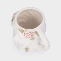 Кружка Девушка с тюльпанами, 350 мл, керамика, молочный, серия Tulip, ANNA LAFARG, Китай_00822580081568206230.jpg