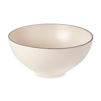 Салатник Natural-Black, 28.6 см, керамика, кремовый, черный, серия Augusta, COSTA NOVA, Португалия