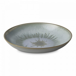 Тарелка десертная Blue, 16 см, каменная керамика, голубой, серый, серия Auberge, ROOMERS TABLEWARE, Нидерланды, Тарелки керамические