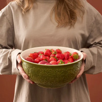 Салатник , 3 л, 24 см, керамика, зеленый, рельеф, серия English gardens, LIBERTY JONES, Россия_00819870054946961606.jpg