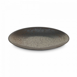 Тарелка обеденная Black, 28 см, каменная керамика, черный, серия Isamu, ROOMERS TABLEWARE, Нидерланды, Isamu ROOMERS TABLEWARE