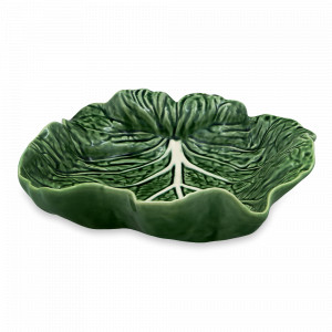Блюдо «Капуста», 26 х 25 х 8,5 см, керамика, зеленый, серия Капуста, Bordallo Pinheiro, Португалия, BORDALLO PINHEIRO (Португалия)