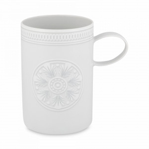 Кружка , 400 мл, фарфор, белый, серия Ornament, VISTA ALEGRE, Португалия, Белые кружки