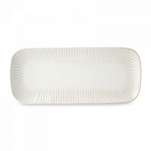 Блюдо прямоугольное, 36 х 16 см, фарфор, белый, серия Gallery, EASY LIFE (R2S), Италия, Блюда из фарфора