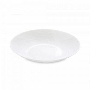 Тарелка для пасты Blanc, 24 см, фарфор, белый, серия Rivage, GUY DEGRENNE, Франция, Красивые тарелки для сервировки