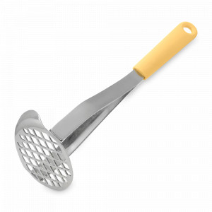 Картофелемялка , 28 см, нержавеющая сталь, пластик, желтый, серия Tasty+, BRABANTIA, Бельгия, Кухонные принадлежности BRABANTIA