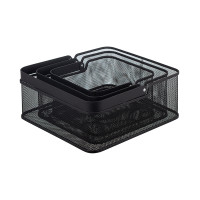 Корзина для хранения квадратная Ferrant, 30.5 х 30.5 х 12.5 см, металл, черный, BERGENSON BJORN, Великобритания_00813860059912826897.jpg