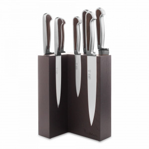 Набор из 7-ми кухонных ножей на подставке, серия Delta, GUDE, Германия, Набор ножей на подставке 8 предметов