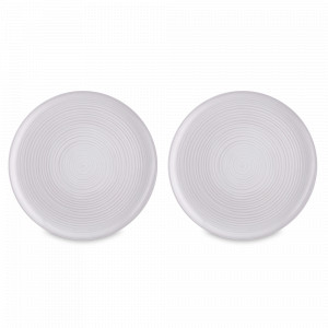 Набор закусочных тарелок, 2 предмета, 22 см, керамика, белый, серия In The Village, LIBERTY JONES, Россия, Белые тарелки для сервировки