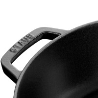 Сотейник с крышкой, 28 см, чугун, черный, серия La Cocotte, STAUB, Франция_00795630064040933024.jpg