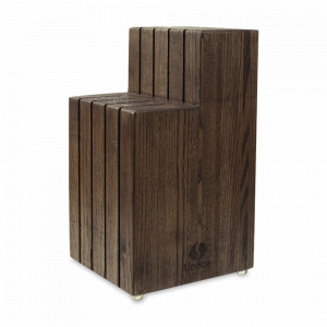 Подставка дубовая под 8 ножей, темно-коричневый, UNECA, Россия, Подставки под ножи