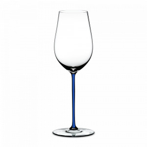 Бокал (фужер) для белого вина RIESLING / ZINFANDEL DARK BLUE, ручная работа, объем: 395 мл, высота: 25 см, материал: хрусталь, серия Fatto A Mano, RIEDEL, Австрия, RIEDEL (Австрия)