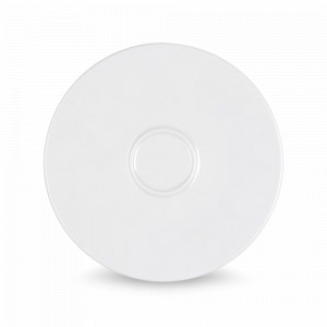 Блюдце THE BLANC, 16 см, фарфор, белый, серия Salam, GUY DEGRENNE, Франция, GUY DEGRENNE (Франция)