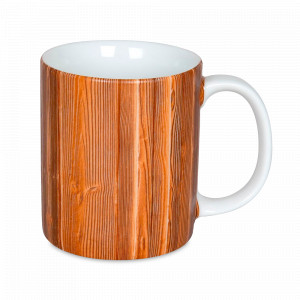 Кружка «Текстура дерева», 300 мл, фарфор, коричневый, KOENITZ, Германия, KOENITZ (Германия)