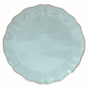 Тарелка подстановочная Turquoise, 33 см, керамика, голубой, серия Alentejo, COSTA NOVA, Португалия, Тарелки цветные