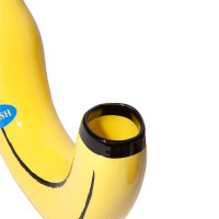 Ваза для цветов Banana, 19 см, керамика, желтый, DOIY, Испания_00821710053150997593.jpg