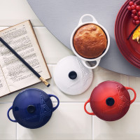 Кокотница Eiffel Tower, 10 см, керамика, красный, серия Cerise, LE CREUSET, Франция_00805150063081526398.jpg