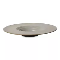 Тарелка для пасты Grey, 32 см, каменная керамика, серый, серия Isamu, ROOMERS TABLEWARE, Нидерланды, 