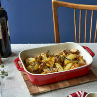Форма для запекания, 32 х 20,5 см, керамика, красный, серия La Cocotte, STAUB, Франция_00806570053599904114.jpg
