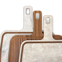 Доска сервировочная с ручкой, с желобом, 36х25 см, шунгит белый, серия Fashion, ComposeEat, Россия_00812170051603448999.jpg