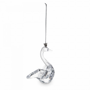 Украшение елочное - подвес Хрустальный лебедь, 9 см, акрил, прозрачный, серия Event, ANNA LAFARG, Китай, Event ANNA LAFARG