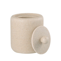 Банка для хранения Loup, 430 мл, полирезин, бежевый, серия Bath, BERGENSON BJORN, Великобритания_00813860057920888957.jpg