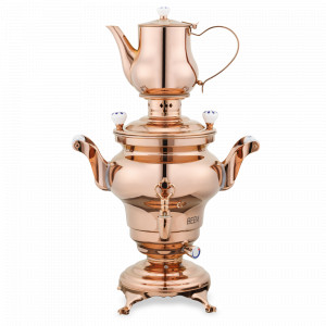 Самовар электрический Odessa, 3 л, нержавеющая сталь 18/10, золотистый, BEEM, Германия, Скидка -25% на самовары BEEM