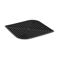 Коврик для сушки посуды Dry Flex, 34.5 х 31.5 см, силикон, темно-серый, SMART SOLUTIONS, Россия