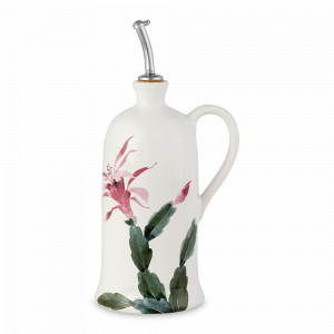 Бутылка для масла, 28 см,  0,75 л,  керамика, декор, серия Cactus, NUOVA CER, Италия, NUOVA CER (Италия)