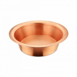 Таз для варенья, медь, 35 х 10 см, 6 л, серия Медная посуда, Кольчугинский Мельхиор, Россия, Тазы для варенья