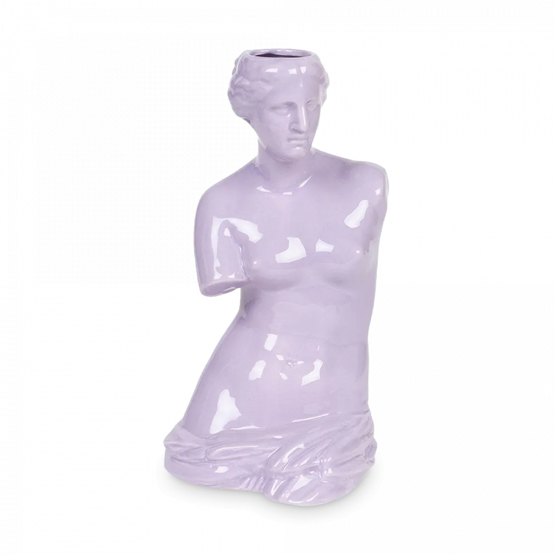 Ваза для цветов, 31 см, керамика, лиловый, серия Venus, DOIY, Испания