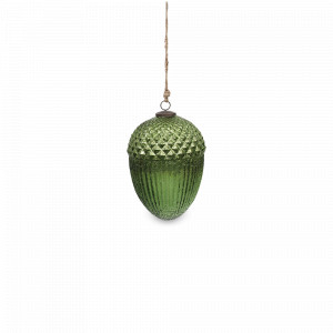Украшение новогоднее Желудь подвес, 13 см, стекло, зеленый, ROOMERS FURNITURE, Нидерланды, ROOMERS FURNITURE (Нидерланды)