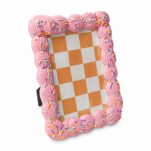 Рамка для фотографий, 14.5 х 19 см, керамика, розовый, серия Sweetie, DOIY, Испания, Предметы интерьера DOIY