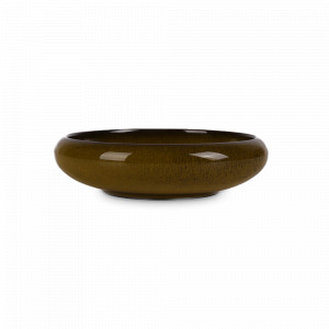 Салатник Gold, 24 см, 600 мл, керамика, коричневый, ROOMERS TABLEWARE, Нидерланды, Салатники, чаши сервировочные