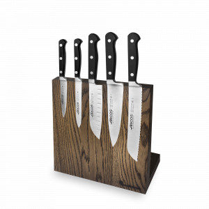 Набор из 5-ти кухонных ножей на подставке из дуба, серия Clasica, ARCOS, Испания, Набор ножей накири