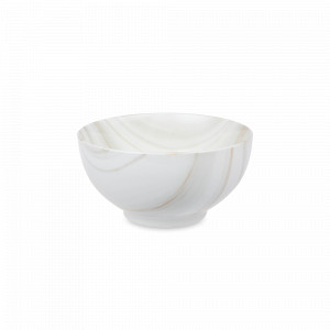 Салатник порционный, 700 мл, 15 см, фарфор, белый, серый, серия The Royal Marble, HOME &amp; STYLE, Китай, Тарелки и салатники HOME & STYLE