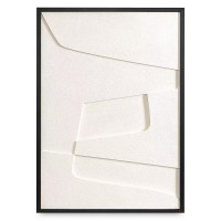 Панно декоративное с эффектом 3D Minimalism, 50 х 70 см, холст с черной рамой, серия Art, BERGENSON BJORN, Великобритания