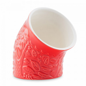 Солонка , 13 см, фарфор, красный, серия Forest, REPAST, Чехия, Forest REPAST