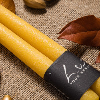 Набор свечей, 30 см, 2 шт, желтый, серия Рустик, Luz Your Senses, Бельгия_00810220056887191341.jpg