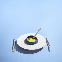 Тарелка для пасты с широким бортом FRAGMENTS BLANC, 30 см, фарфор, белый, рельеф, серия Collection L, GUY DEGRENNE, Франция_00810280035375177045.jpg