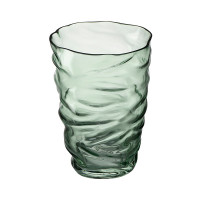 Ваза Crumpl, 20 см, стекло, зеленый, BERGENSON BJORN, Великобритания_00814620061107834004.jpg