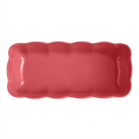 Форма для выпечки прямоугольная с волнистыми бортами, 28.5 х 13 см, керамика, розовый, серия Madlen, EMILE HENRY, Франция_00820220043533503080.jpg
